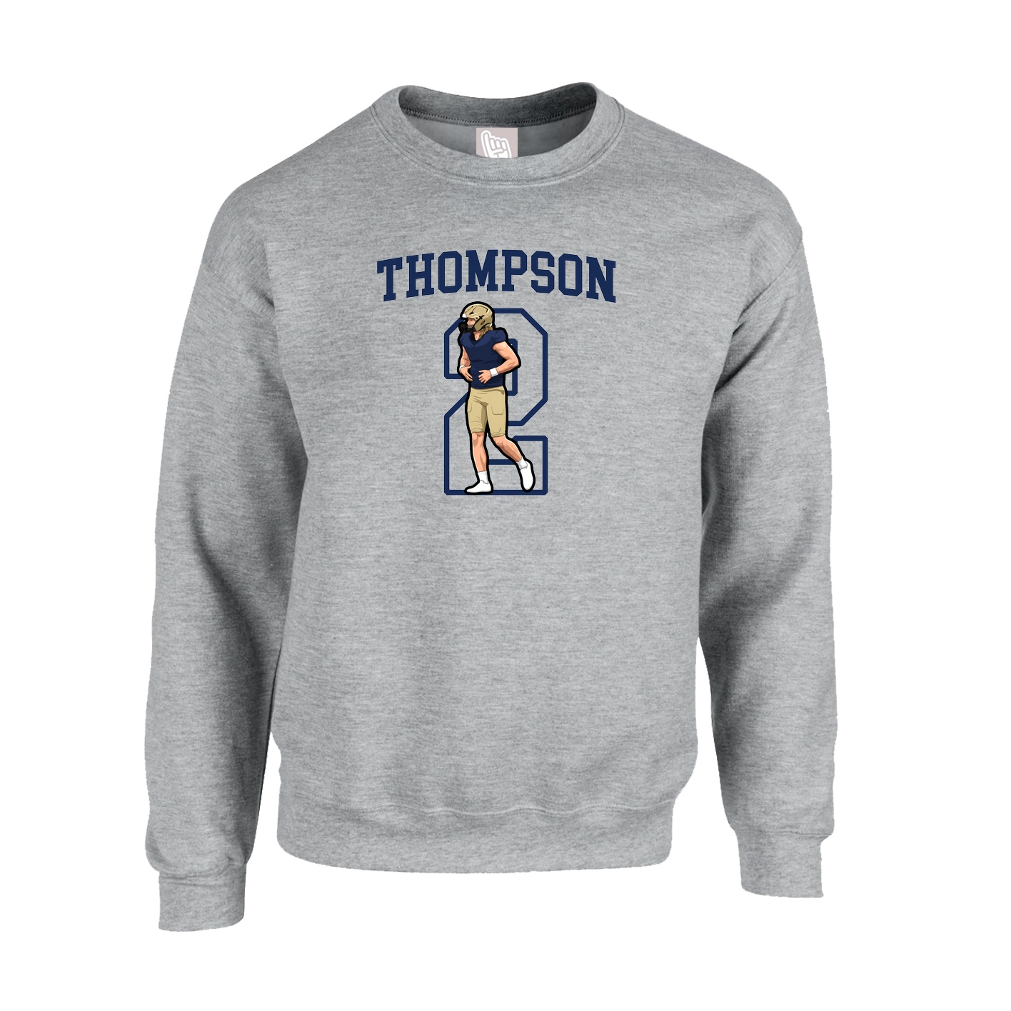Fleece Crew — Shirsey in Grey