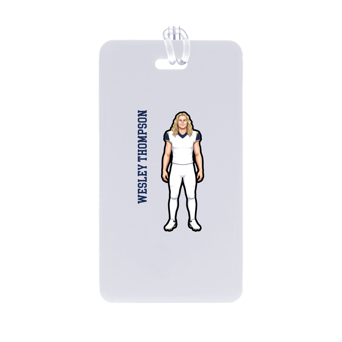 Bag Tag — Name Vertical in Classic