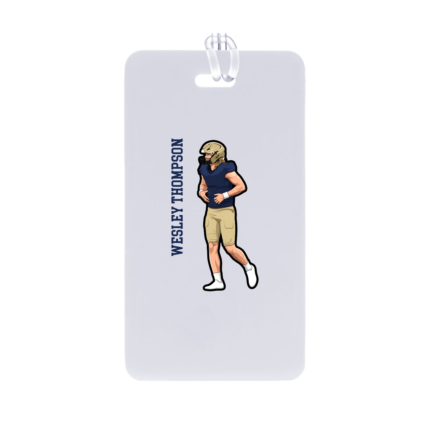 Bag Tag — Name Vertical in Classic