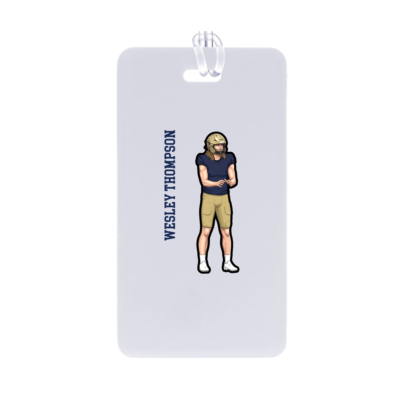 Bag Tag — Name Vertical in Classic