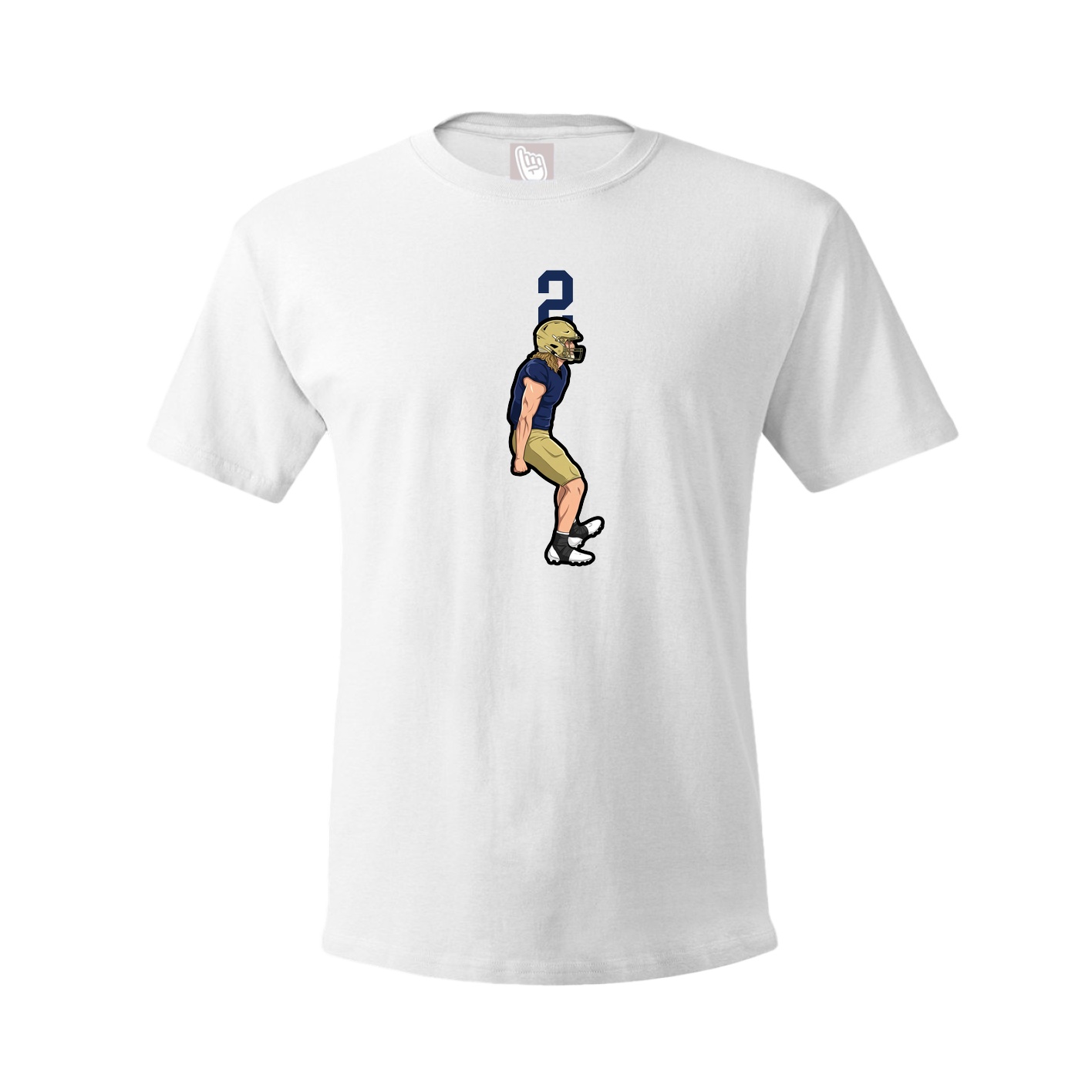 Tee — Number Top in White