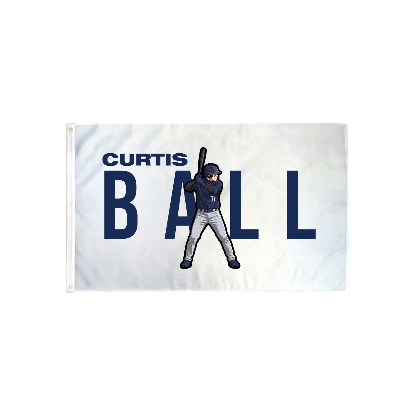 3x5 Flag — Player Name in Classic