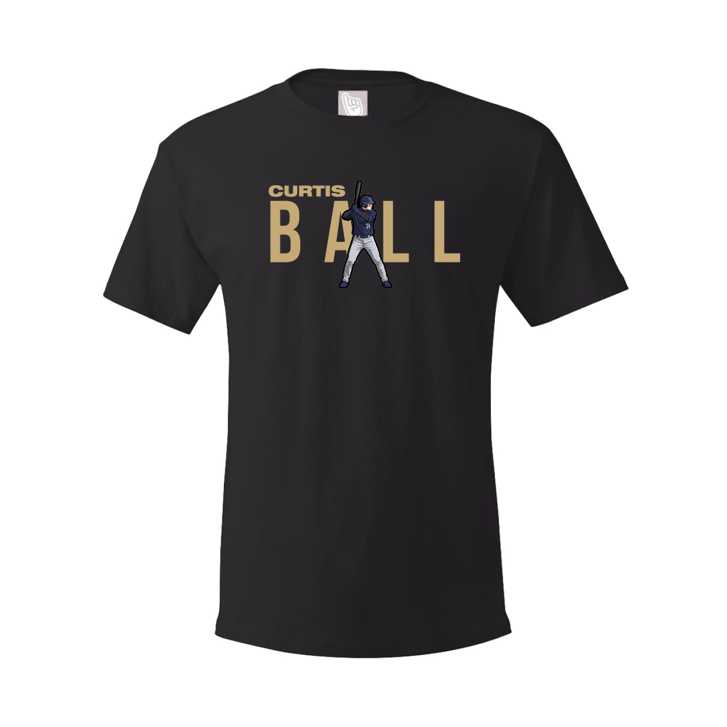 Youth Tee — Player Name in Black