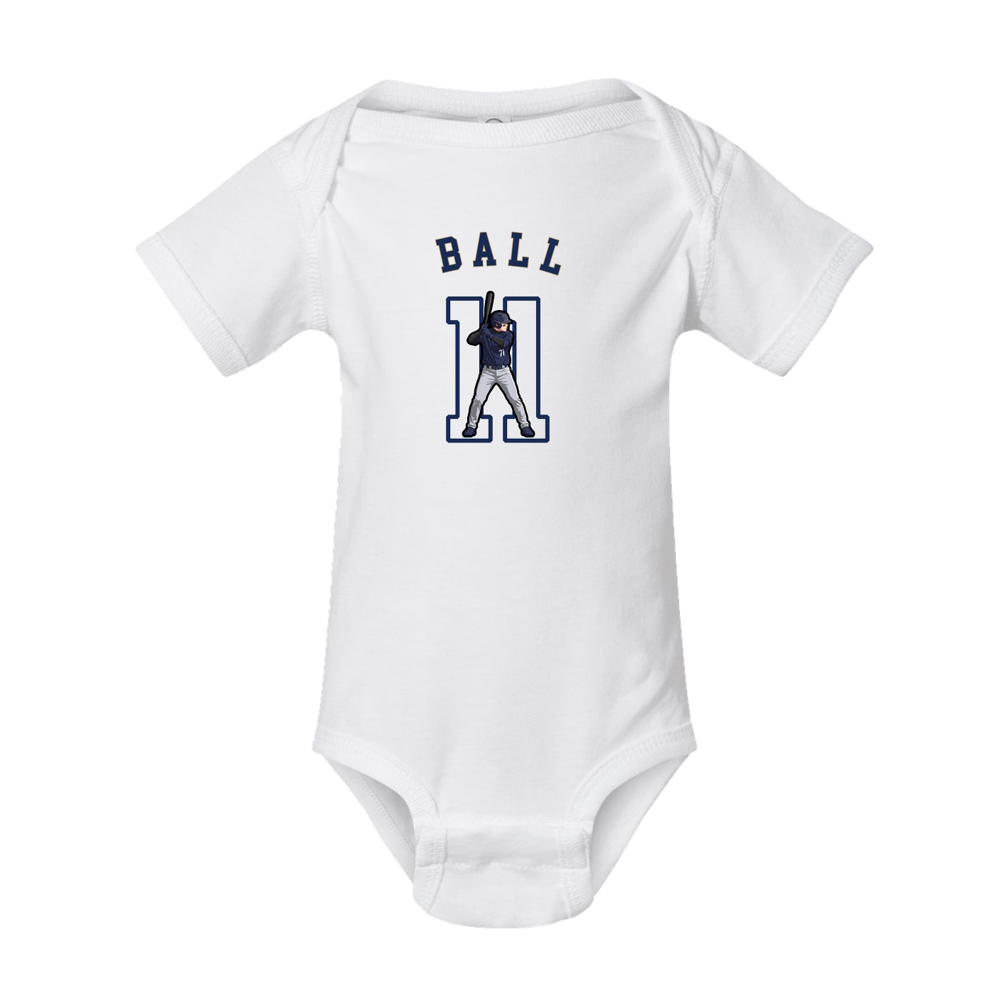 Baby Onesie — Shirsey Arch in White