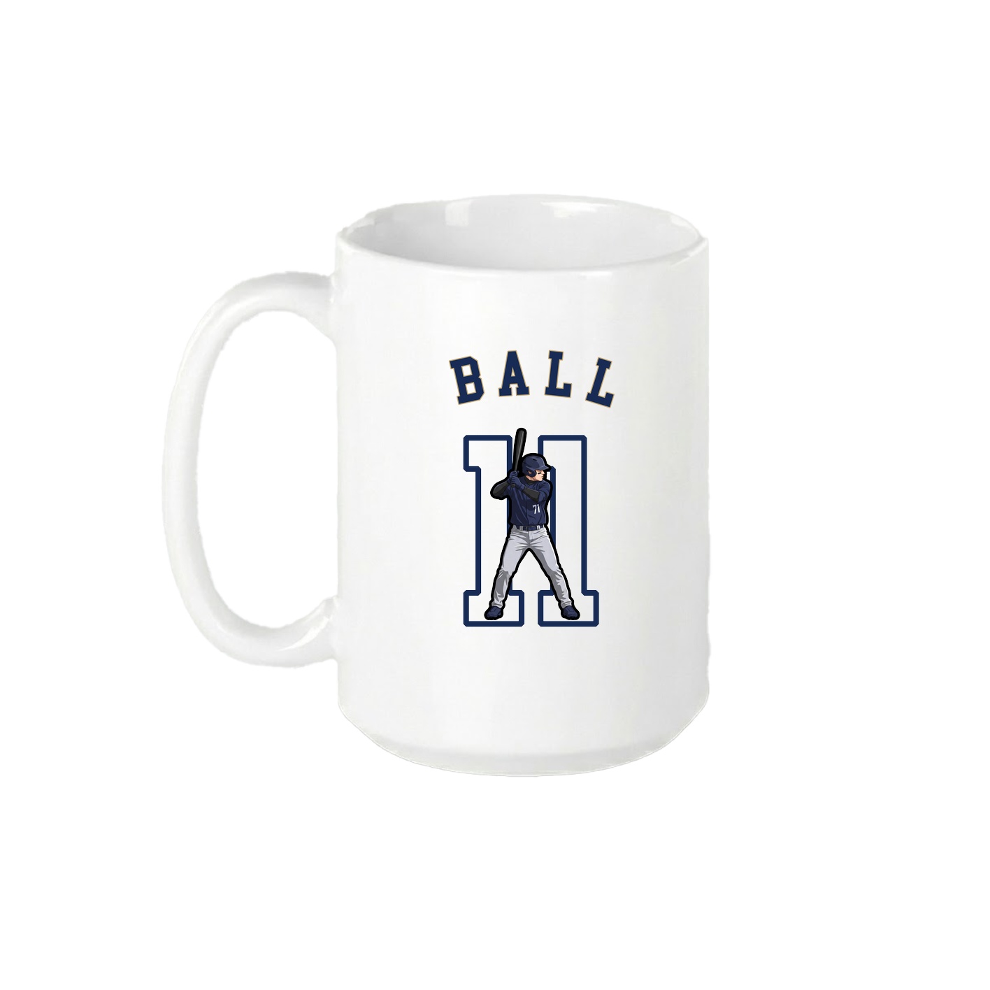 15oz Coffee Mug — Shirsey Arch in White