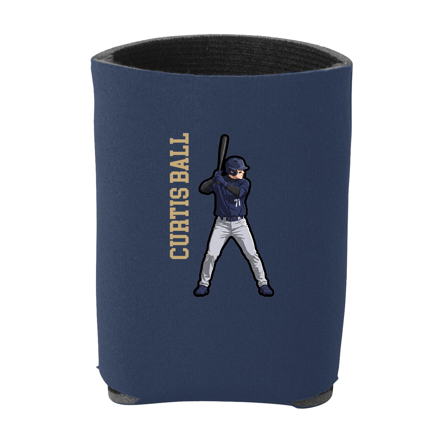 Can Holder — Name Vertical in Navy