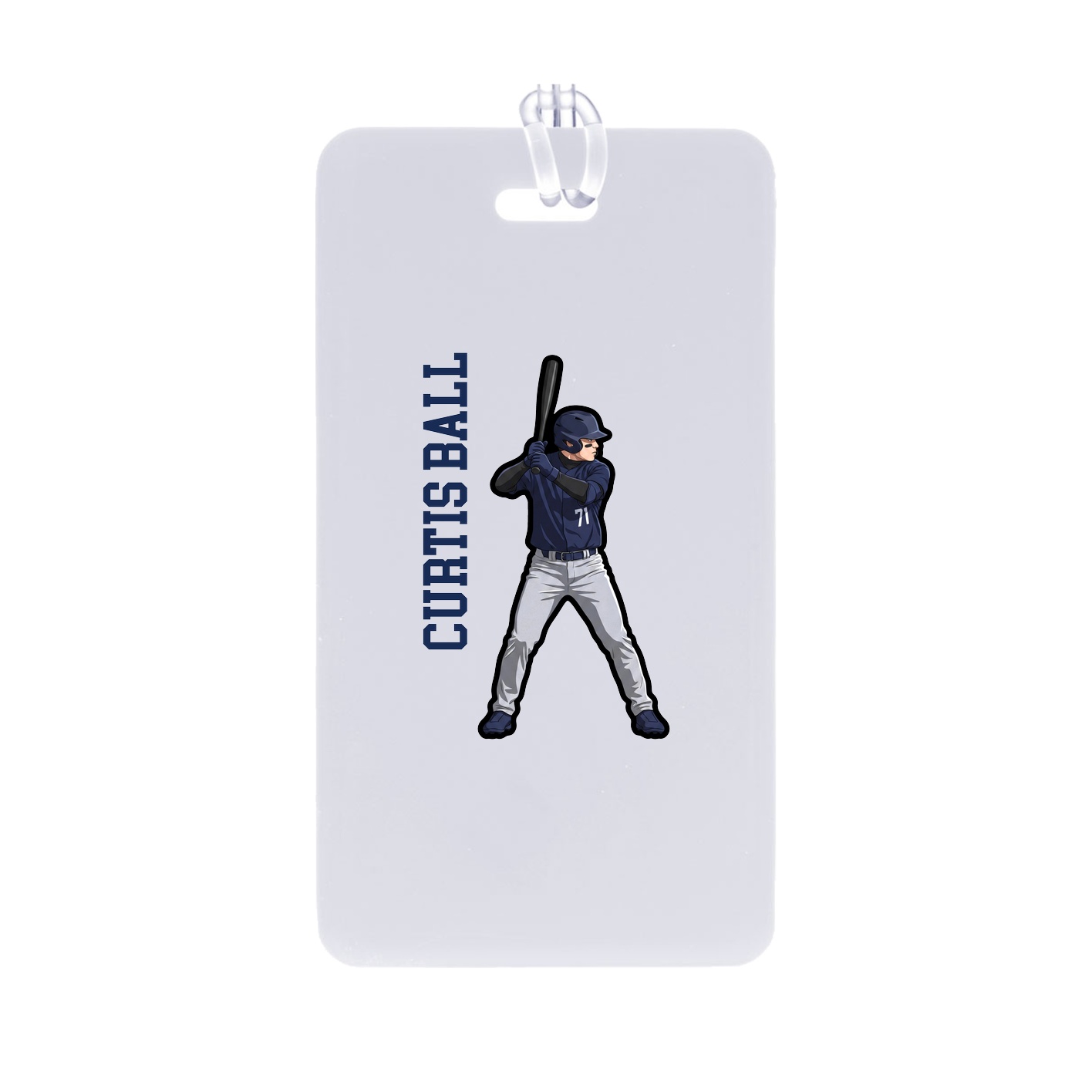 Bag Tag — Name Vertical in Classic