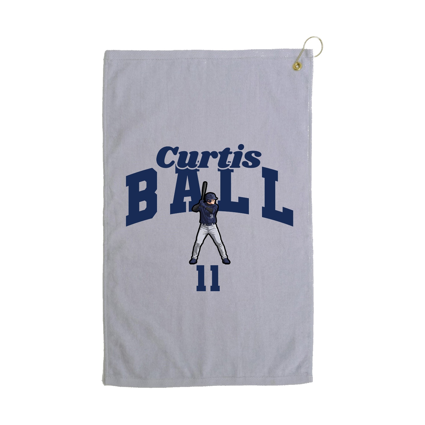Golf Towel — Signature Arch in Grey