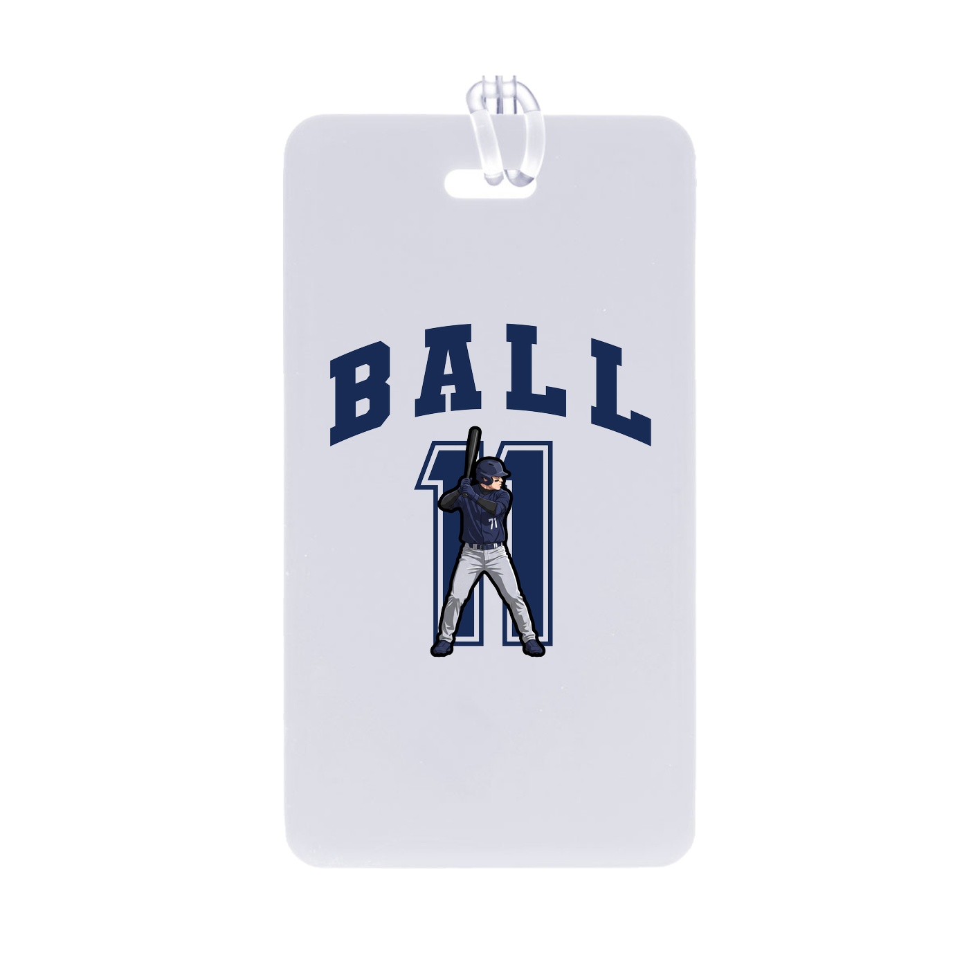 Bag Tag — Number in Classic