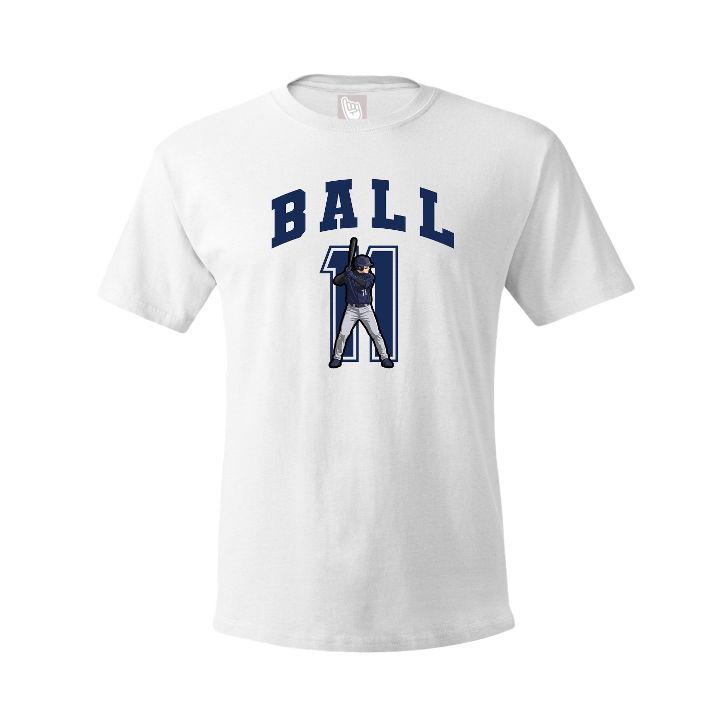 Tee — Number in White