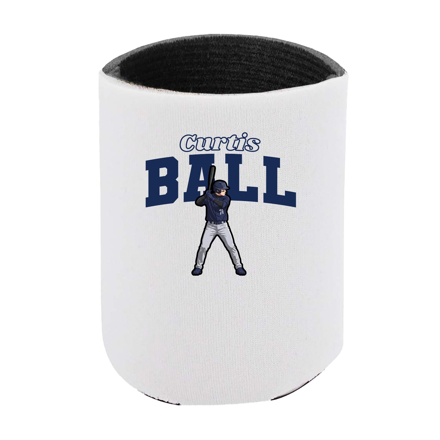 Can Holder — Name Arch in White