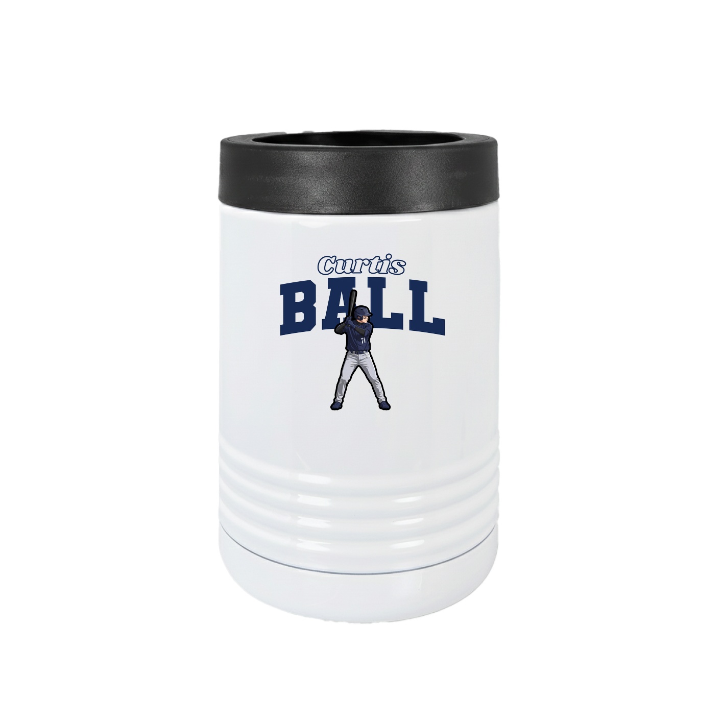 Beverage Holder — Name Arch in White