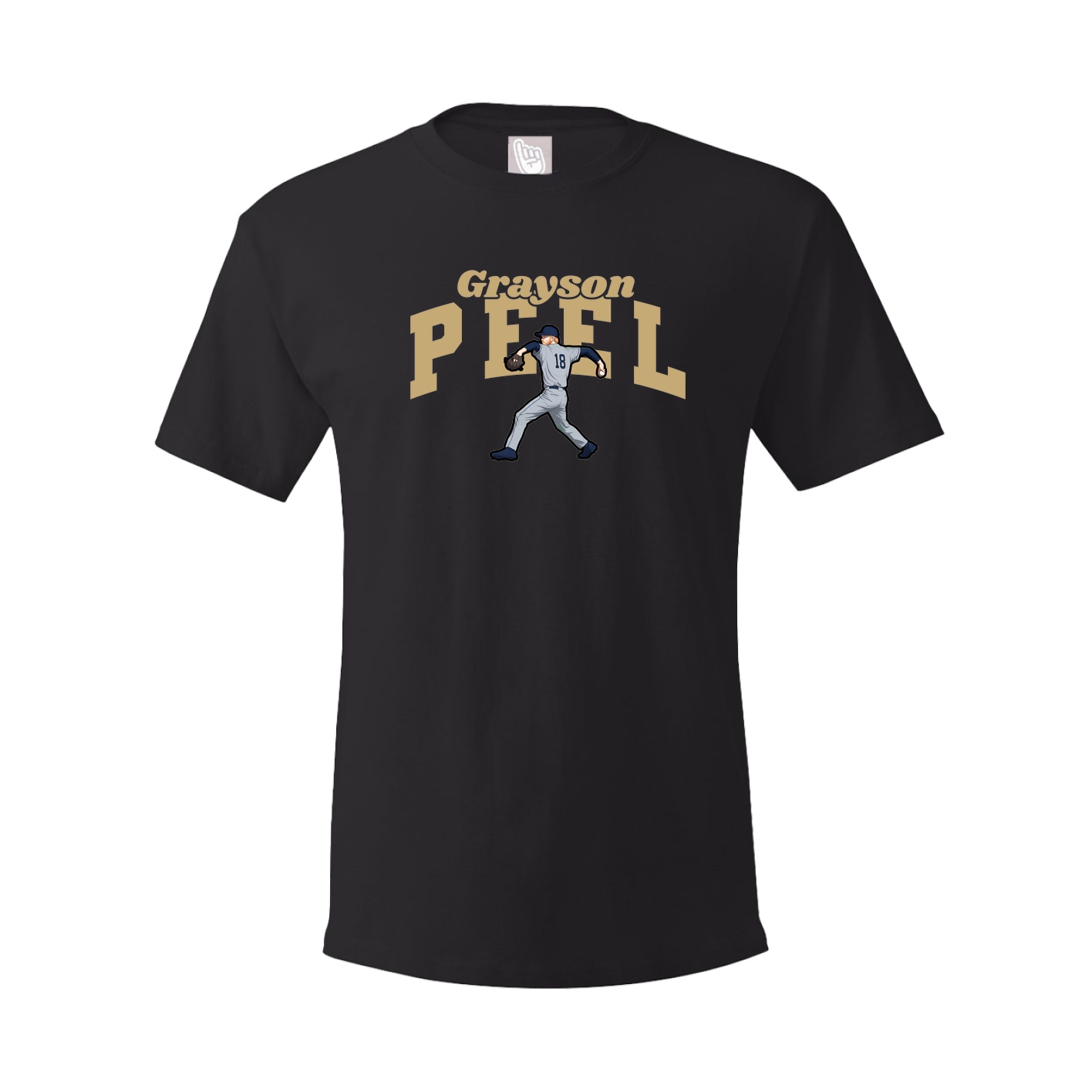 Tee — Signature Arch in Black