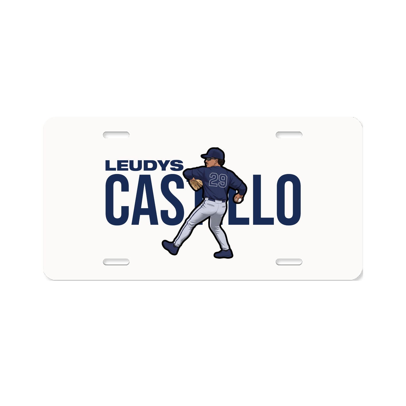 License Plate — Player Name in Classic