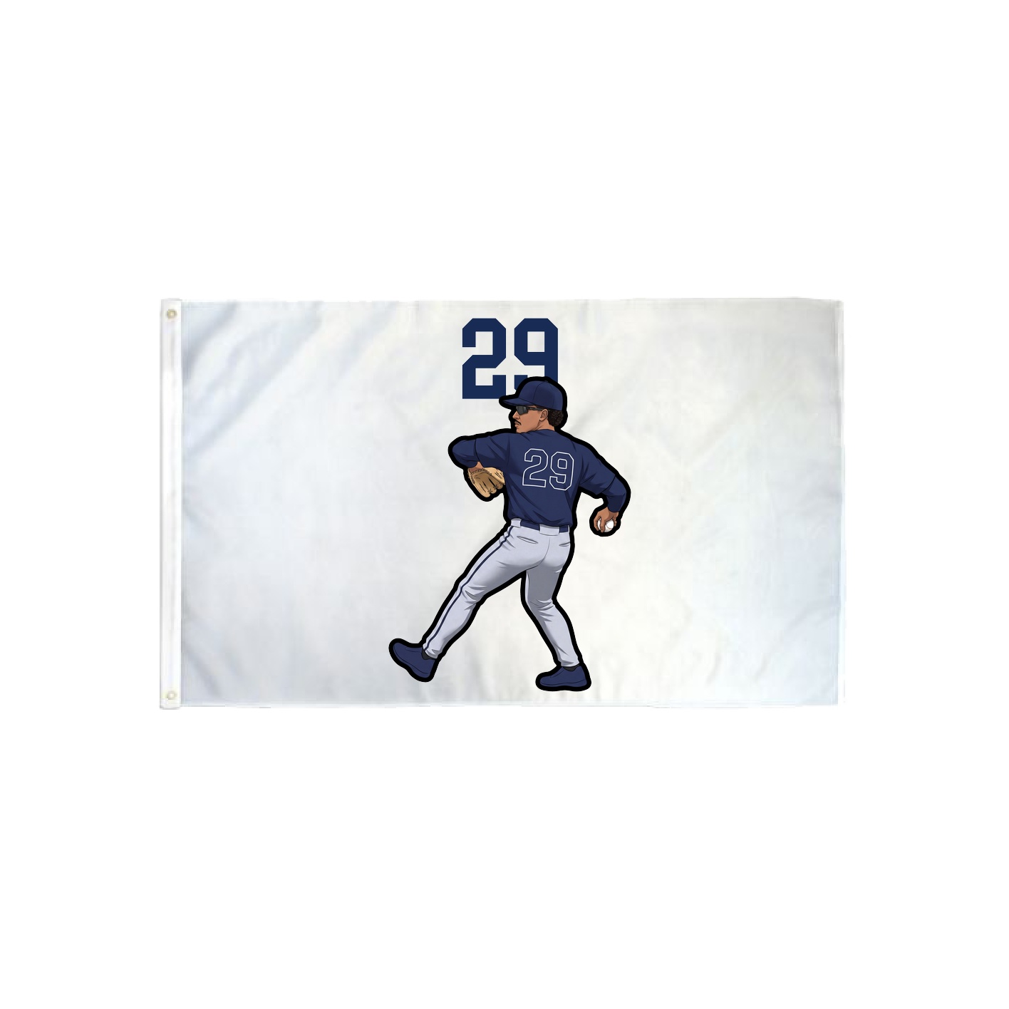3x5 Flag — Number Top in Classic
