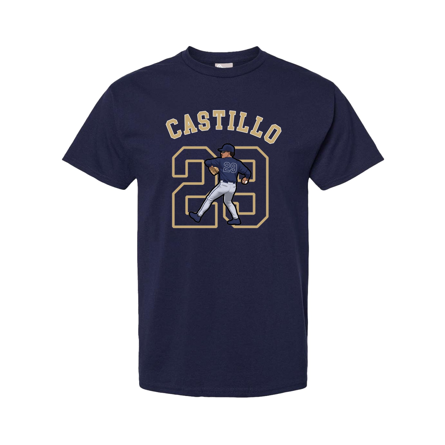 Youth Tee — Shirsey Arch in Navy