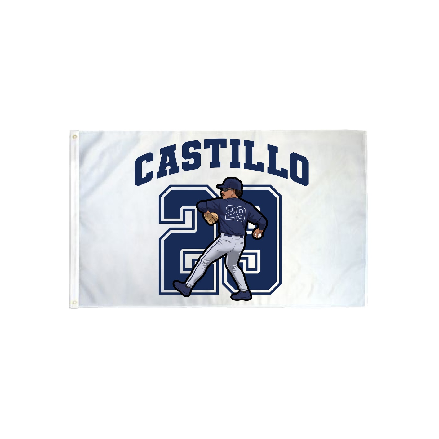 3x5 Flag — Number in Classic