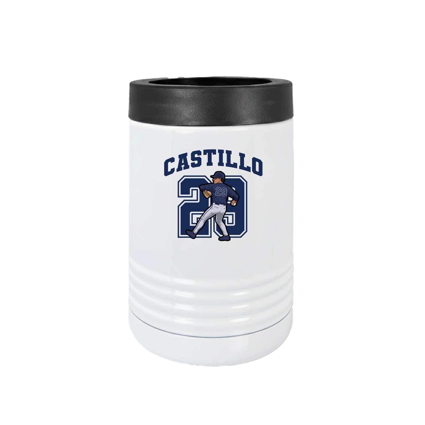 Beverage Holder — Number in White