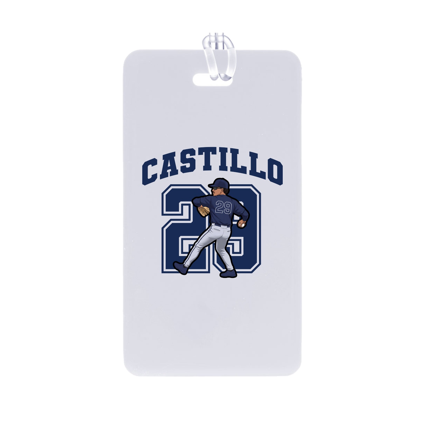 Bag Tag — Number in Classic