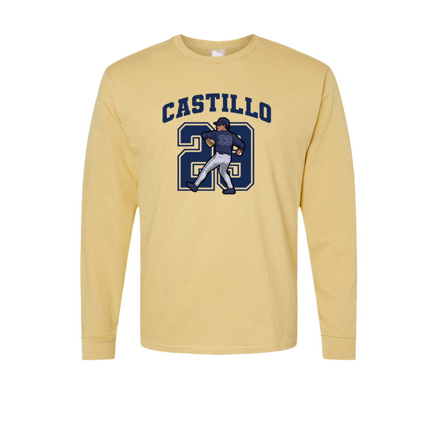 Long Sleeve Tee — Number in Vegas Gold