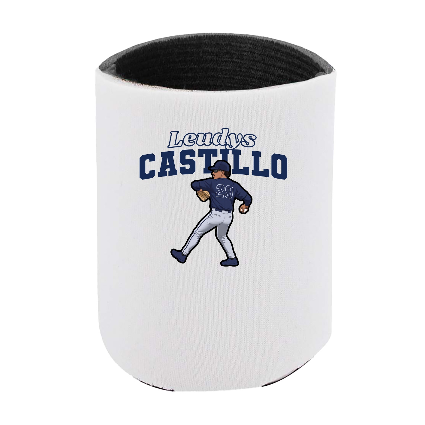 Can Holder — Name Arch in White