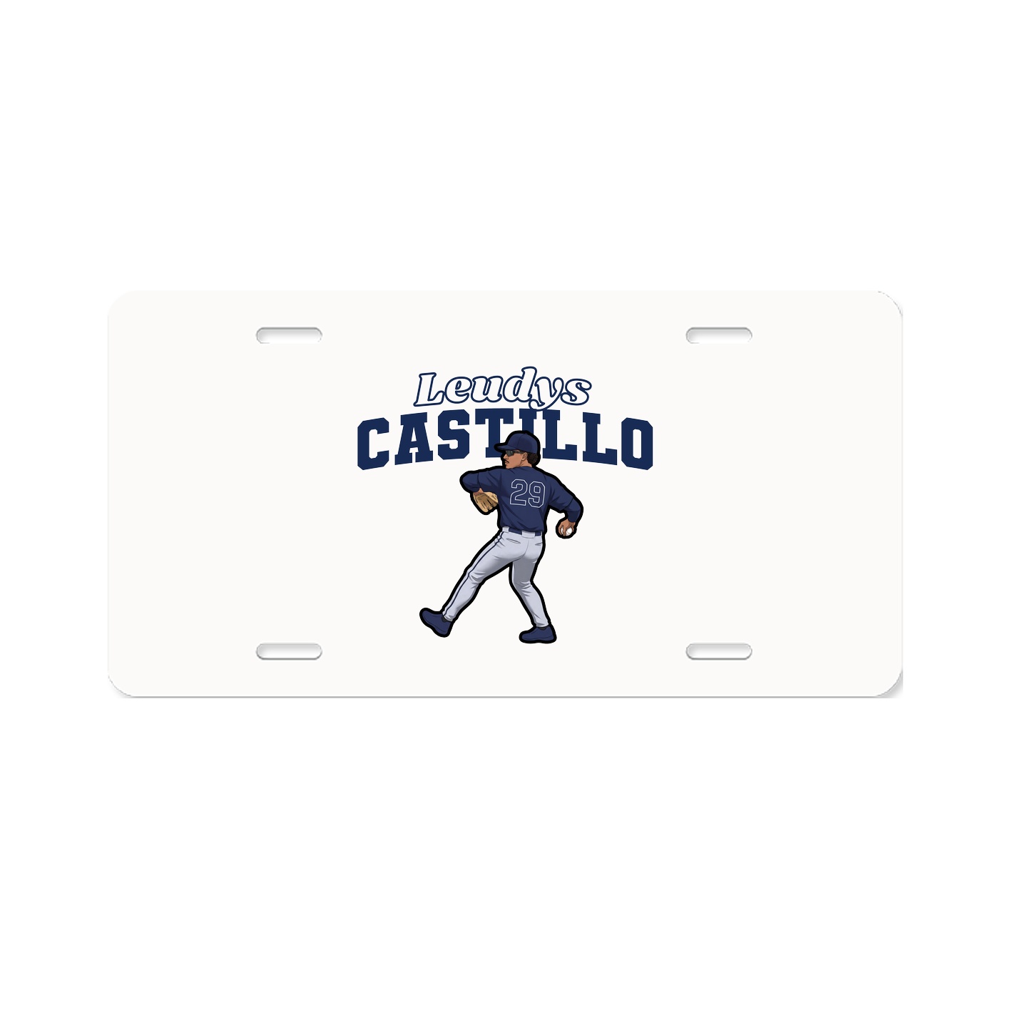 License Plate — Name Arch in Classic