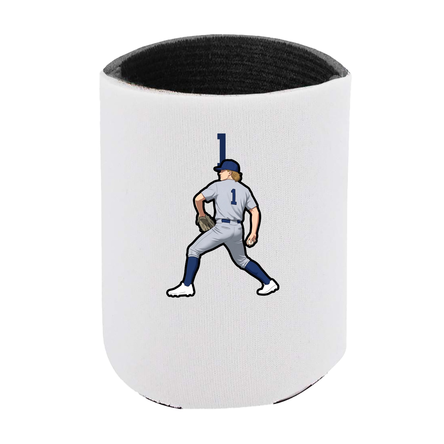 Can Holder — Number Top in White