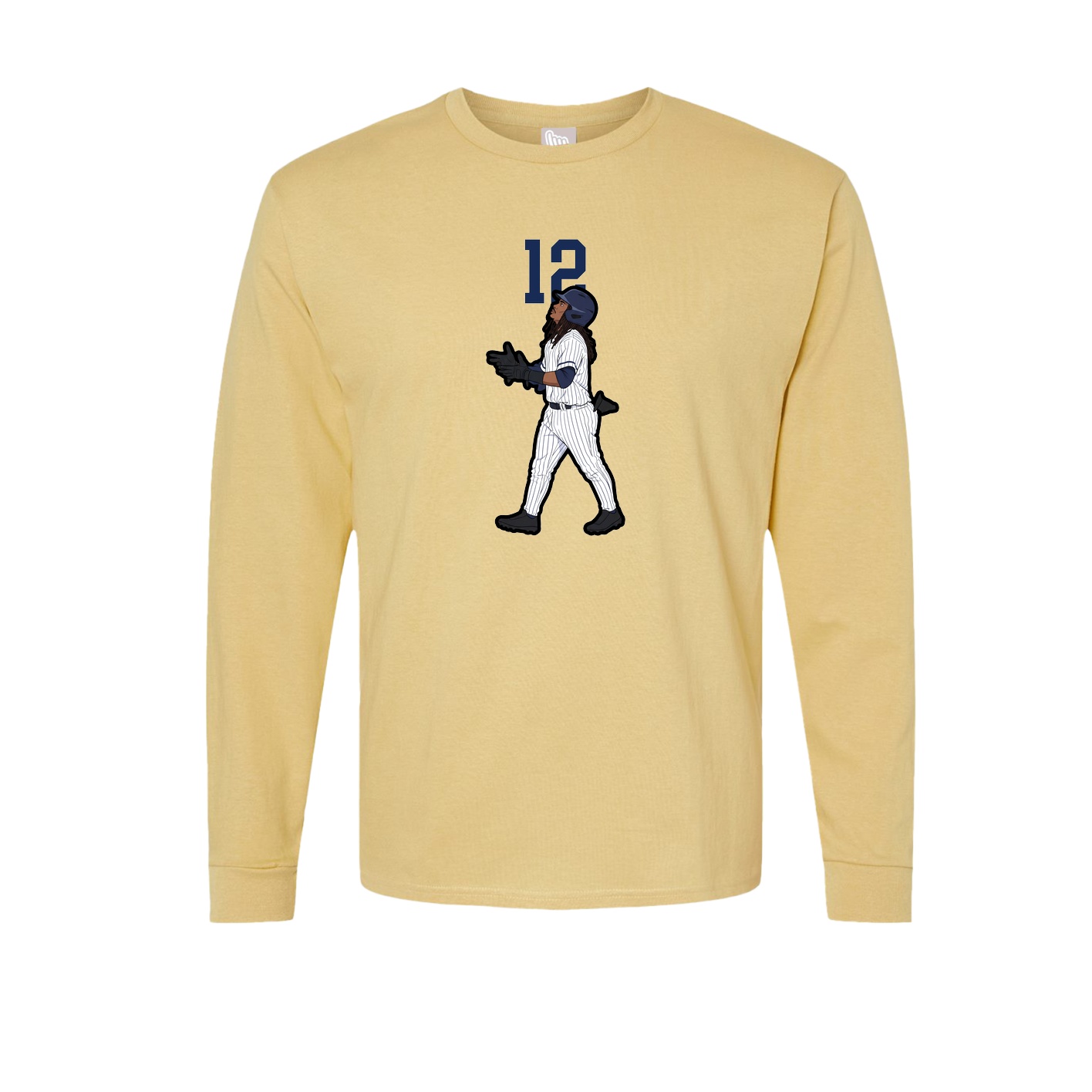 Long Sleeve Tee — Number Top in Vegas Gold