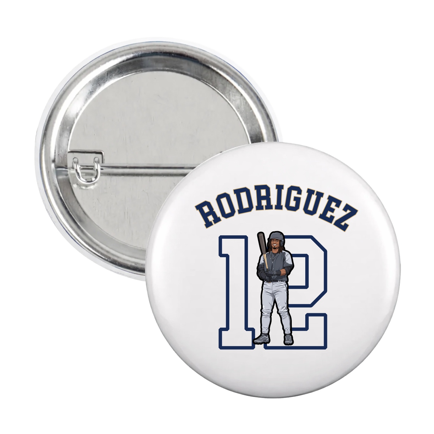 Game Day Button — Shirsey Arch in White