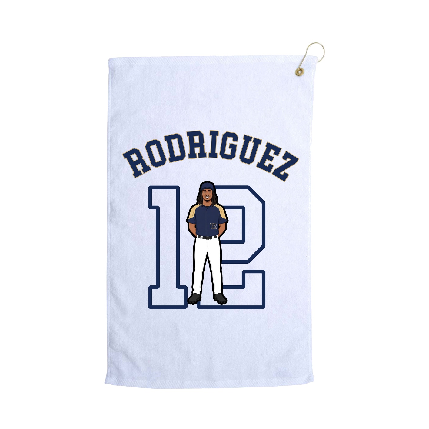 Golf Towel — Shirsey Arch in White
