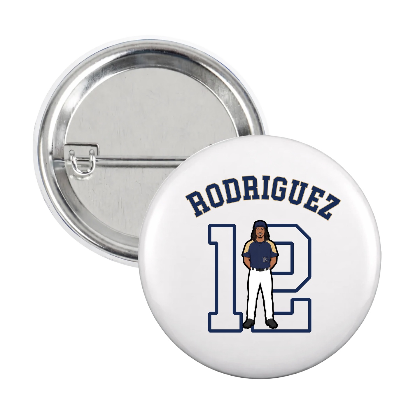 Game Day Button — Shirsey Arch in White