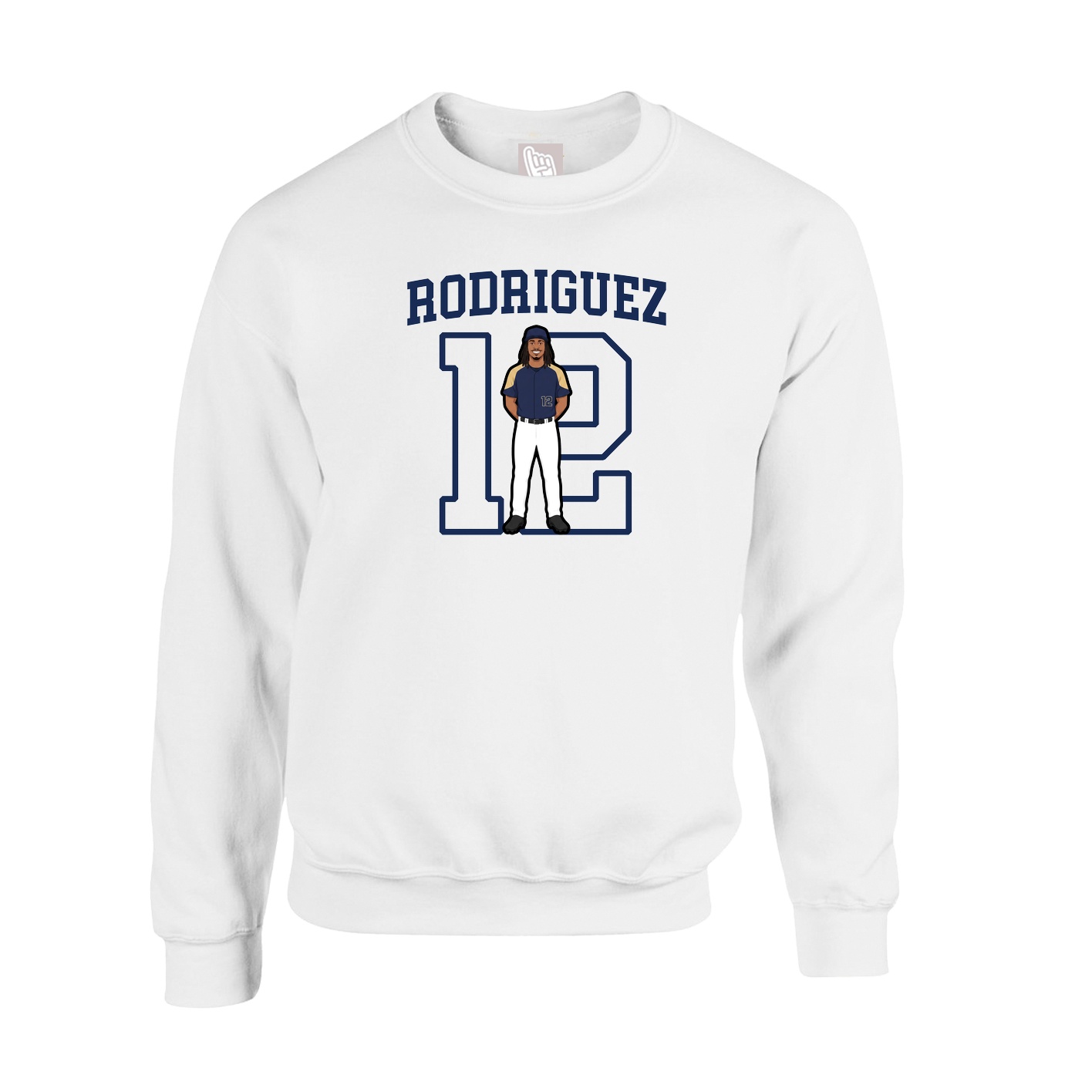 Fleece Crew — Shirsey in White