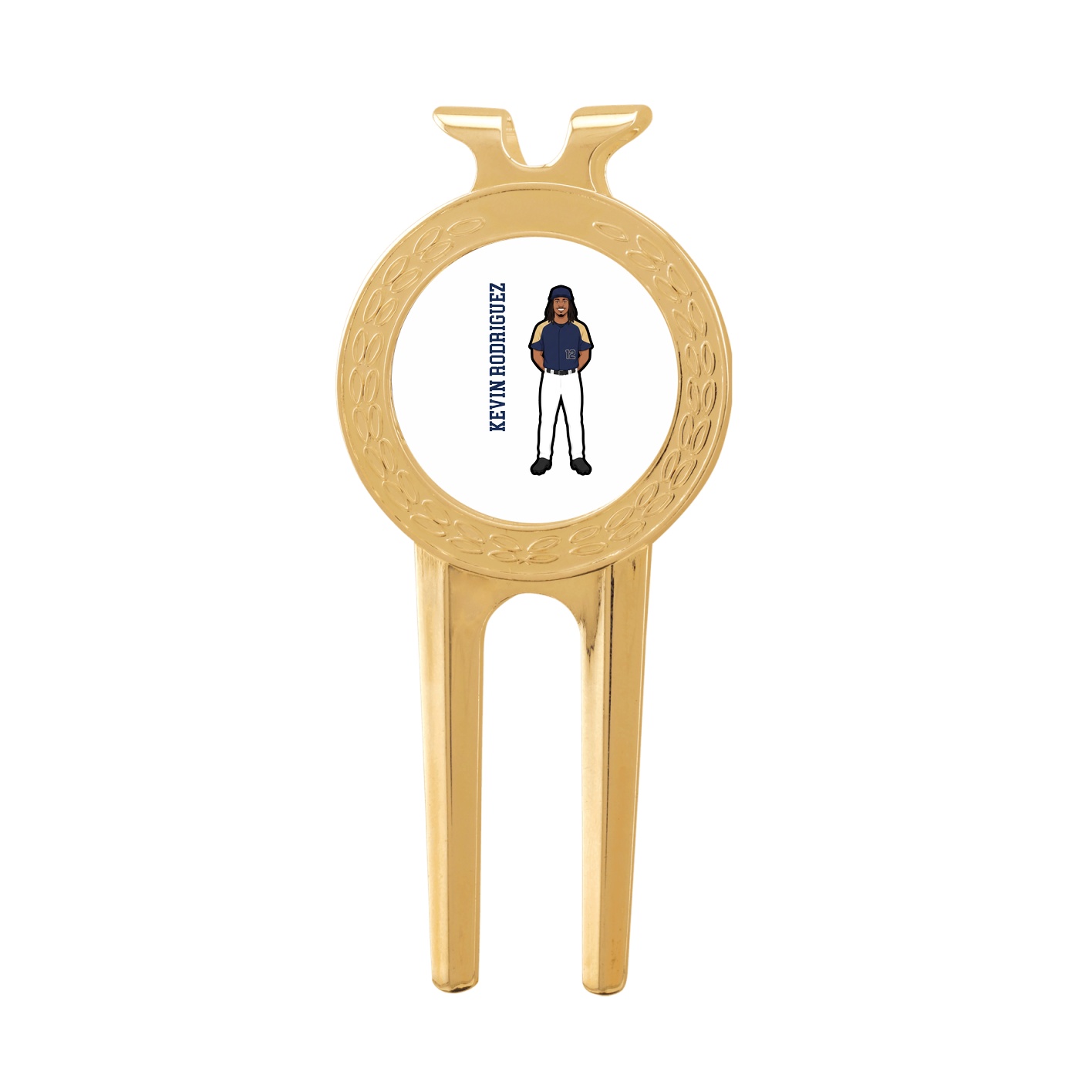 Divot Tool with Ball Marker — Name Vertical in Classic