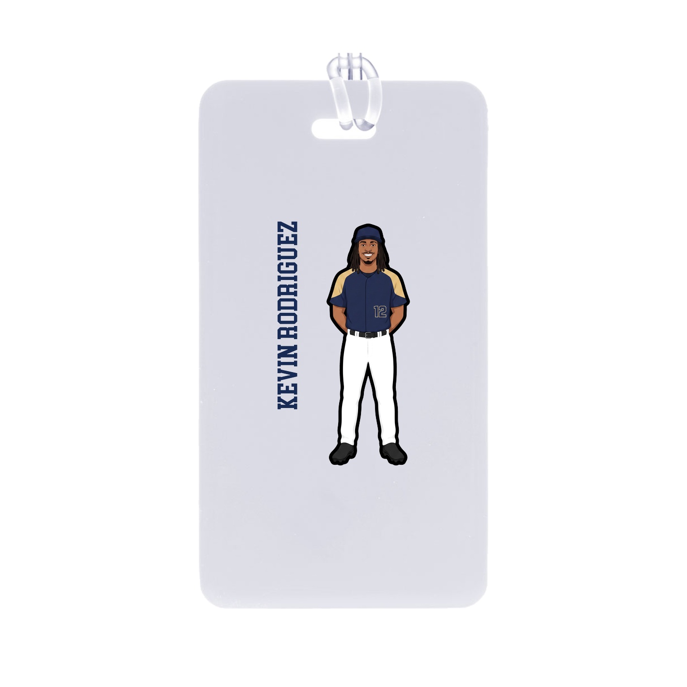 Bag Tag — Name Vertical in Classic