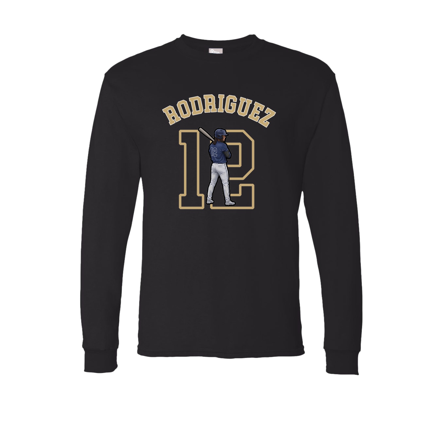 Long Sleeve Tee — Shirsey Arch in Black