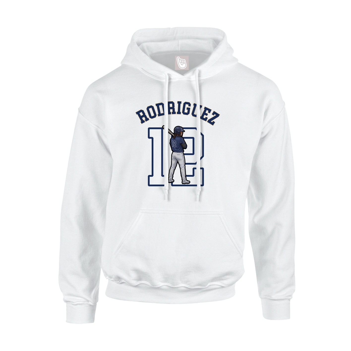 Hoodie — Shirsey Arch in White