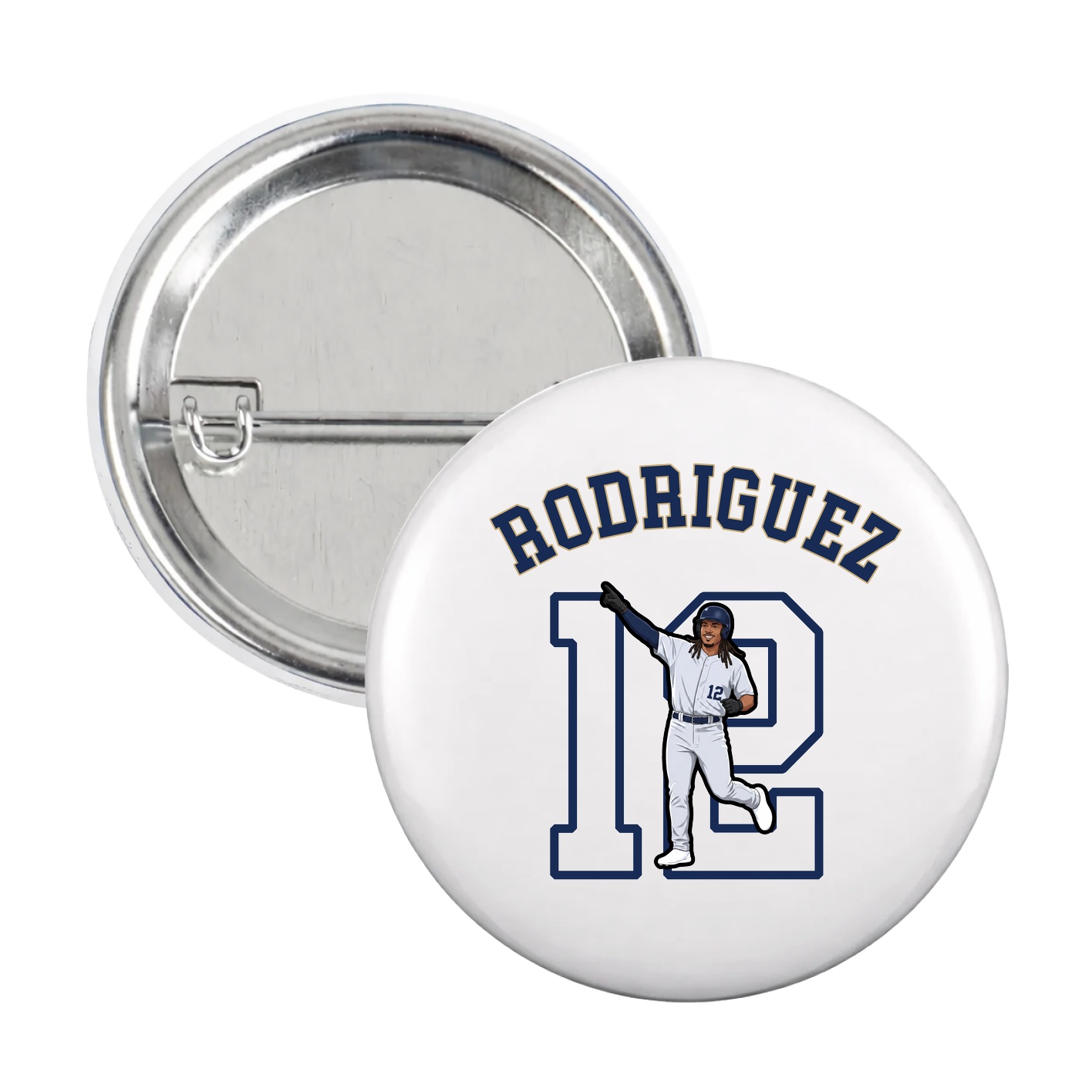 Game Day Button — Shirsey Arch in White