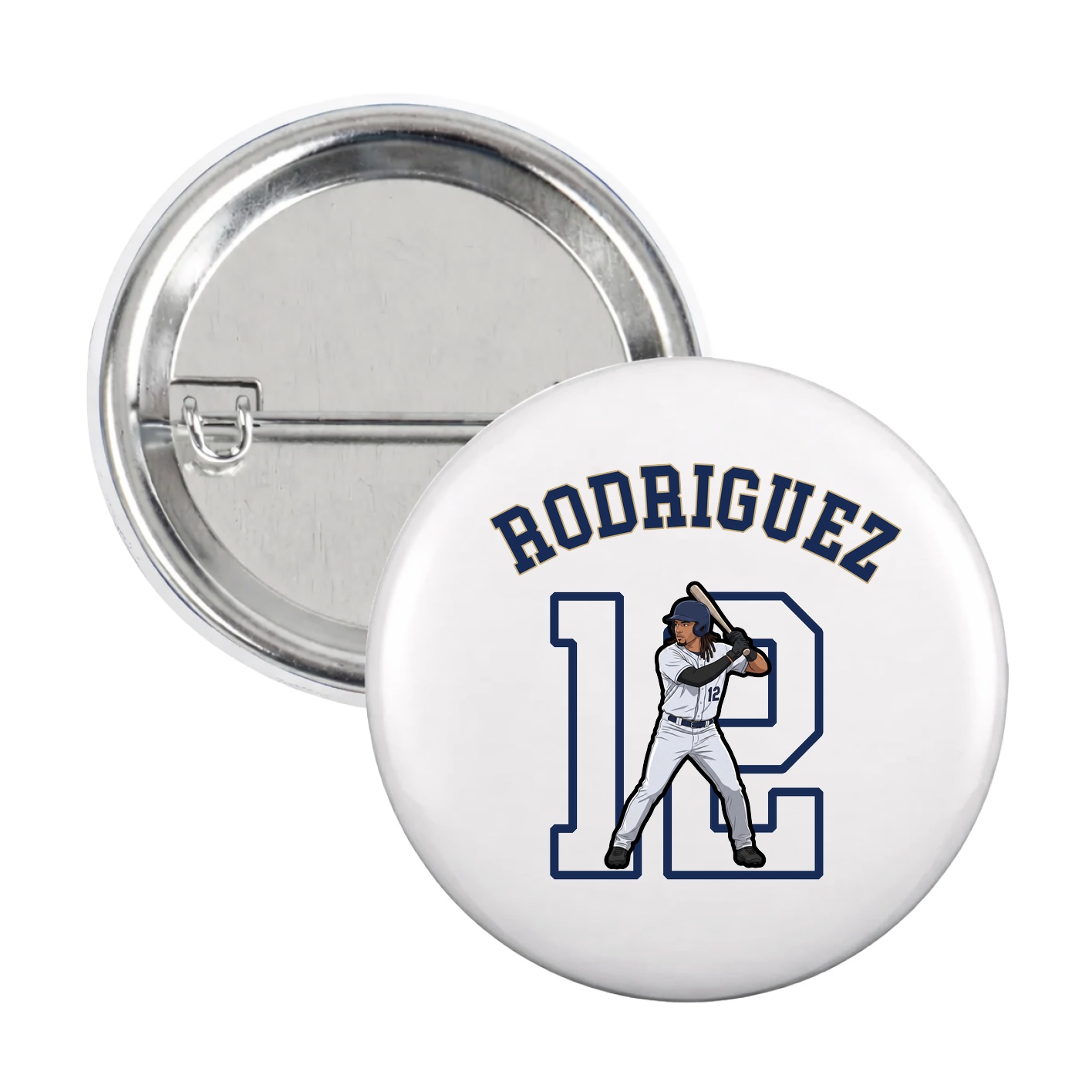 Game Day Button — Shirsey Arch in White
