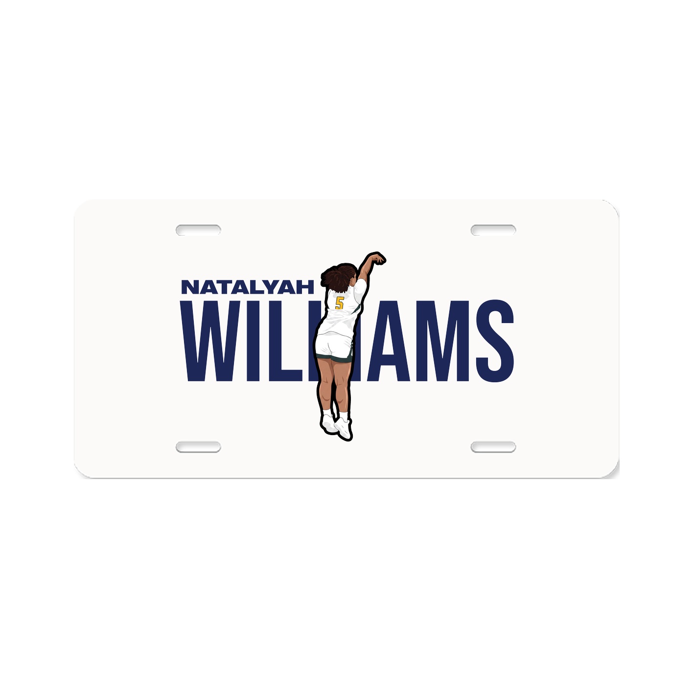 License Plate — Player Name in Classic