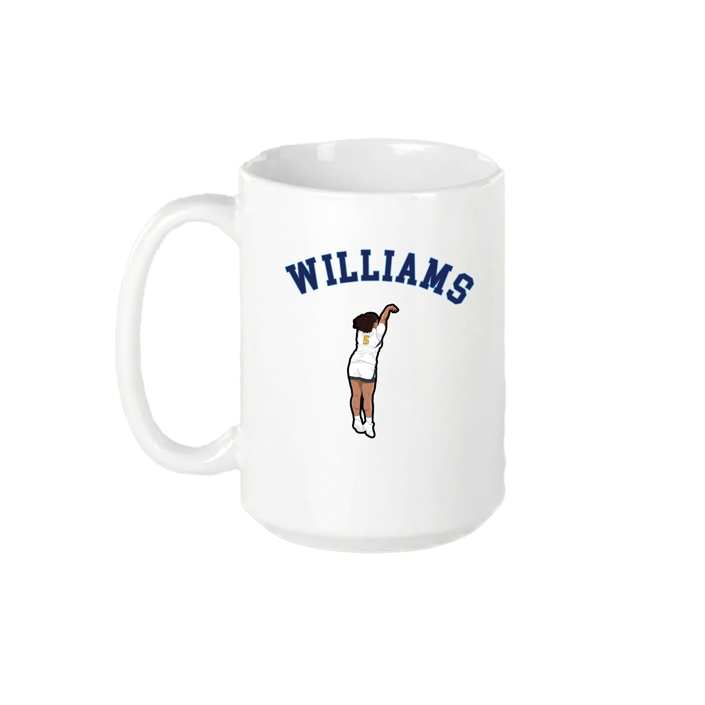 15oz Coffee Mug — Shirsey Arch in White