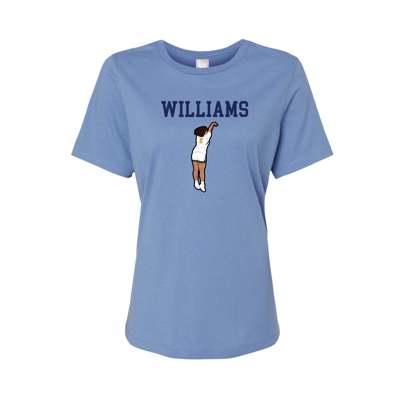 Fitted Women's Tee — Shirsey in Powder Blue