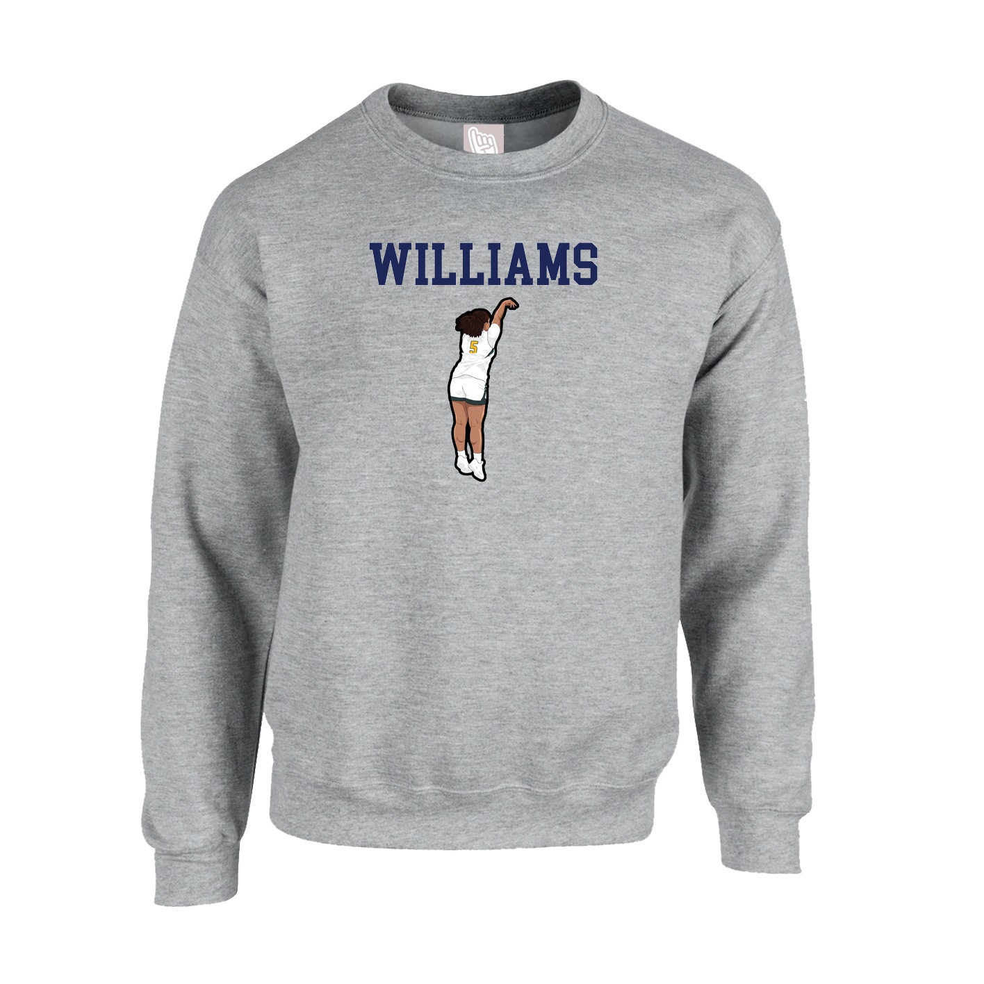 Fleece Crew — Shirsey in Grey