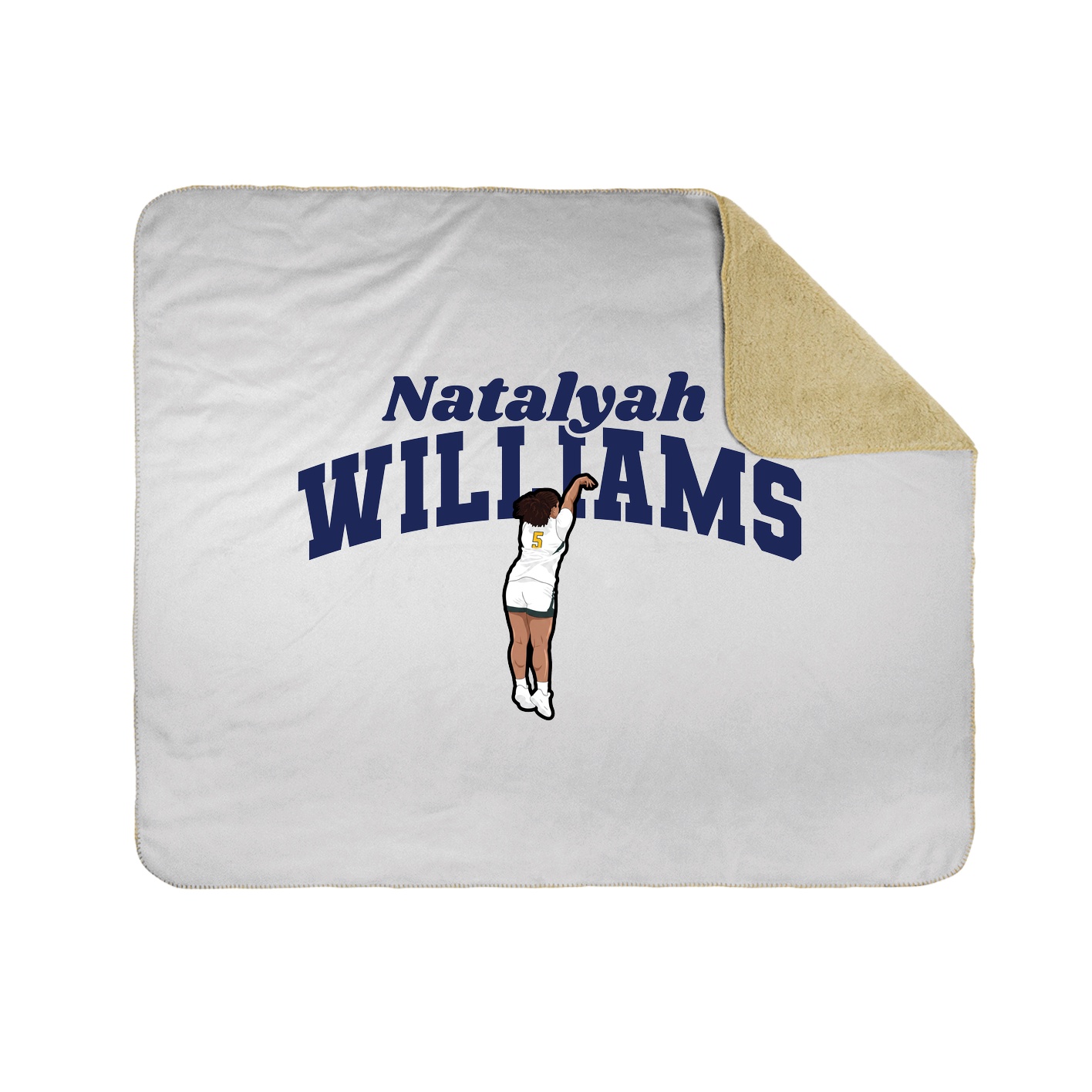 Throw Blanket — Signature Arch in White