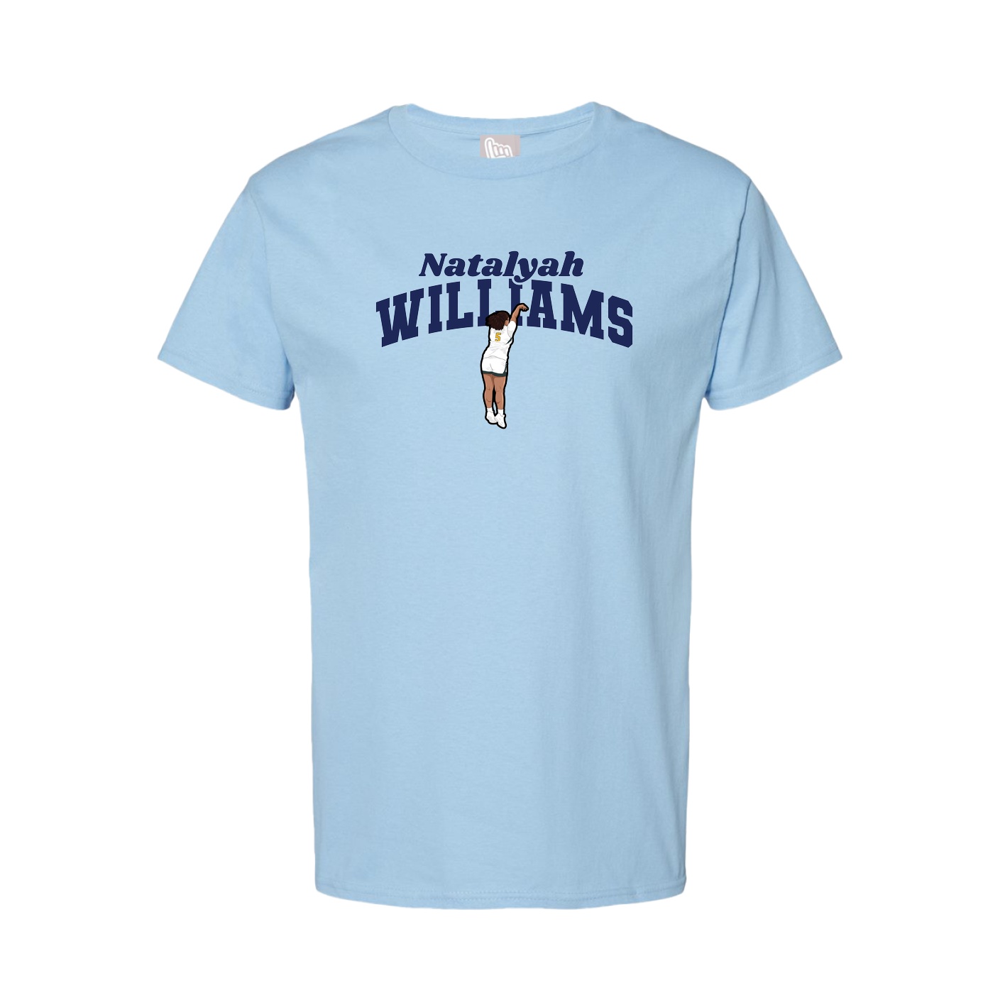 Tee — Signature Arch in Light Blue