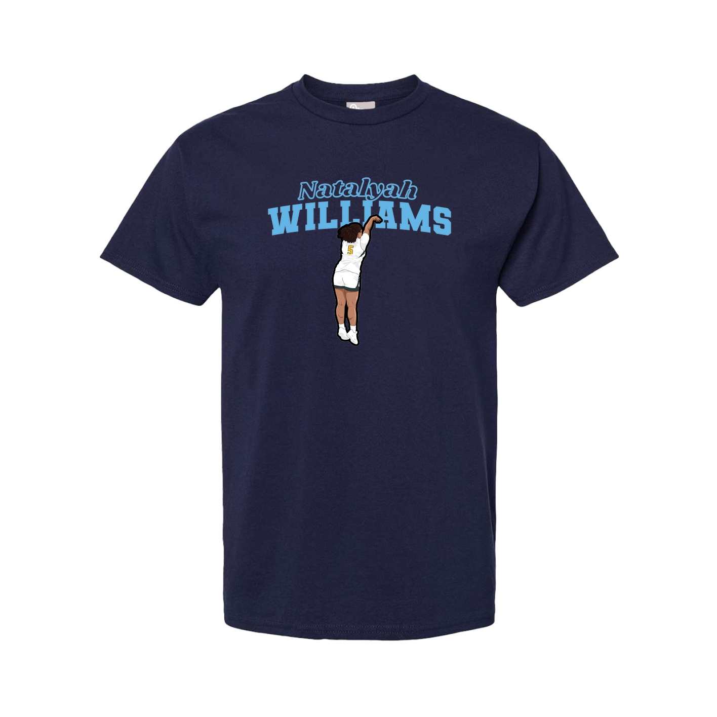 Youth Tee — Name Arch in Navy