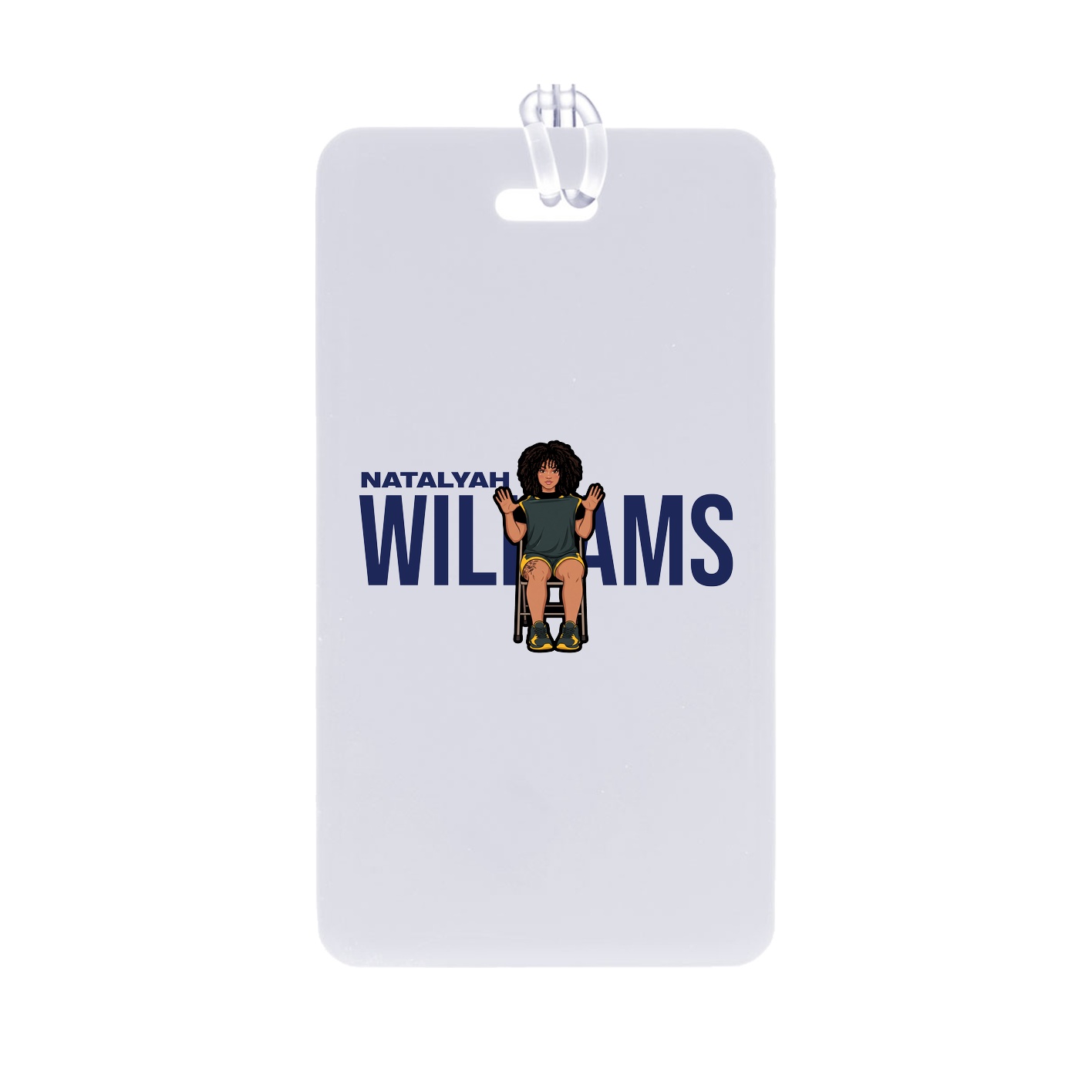 Bag Tag — Player Name in Classic