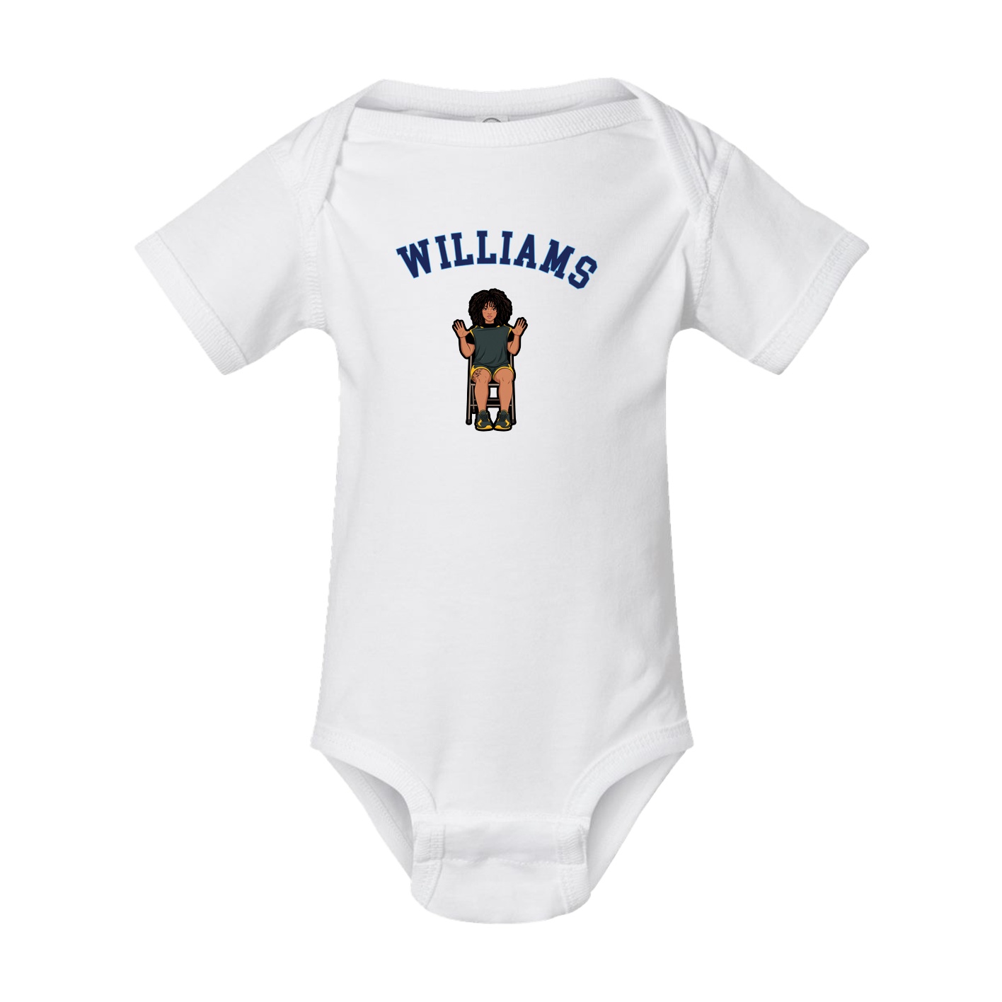 Baby Onesie — Shirsey Arch in White