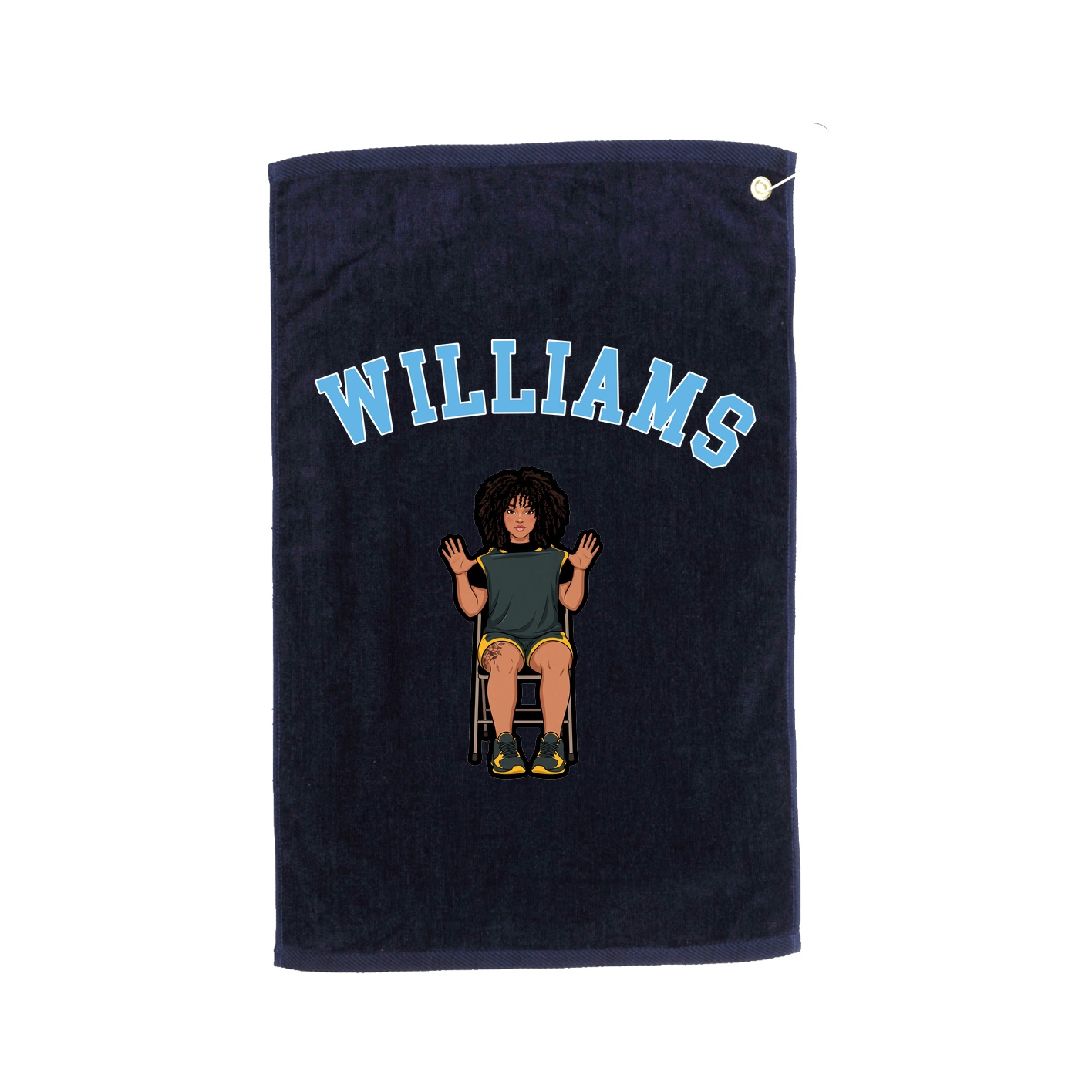 Golf Towel — Shirsey Arch in Navy