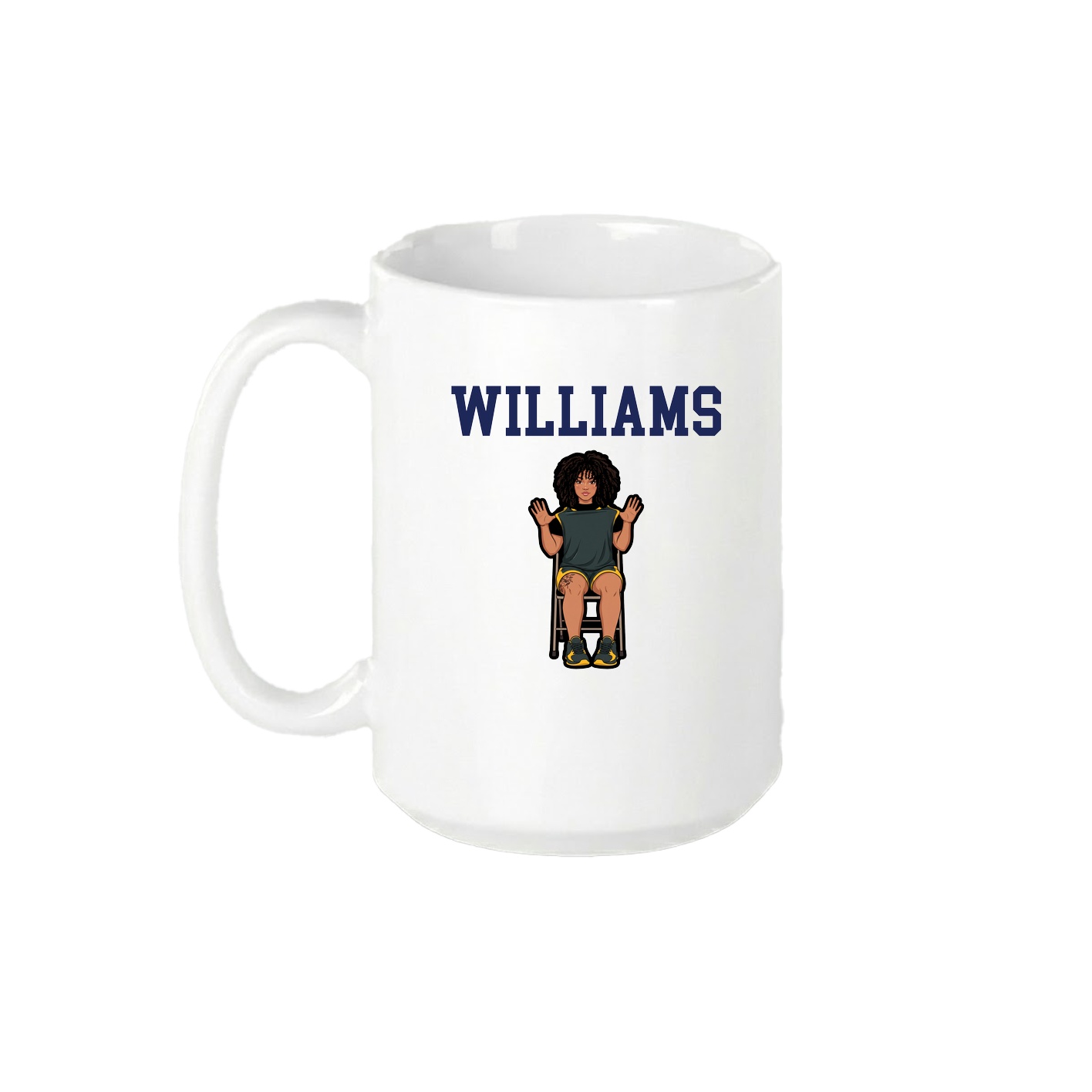 15oz Coffee Mug — Shirsey in White