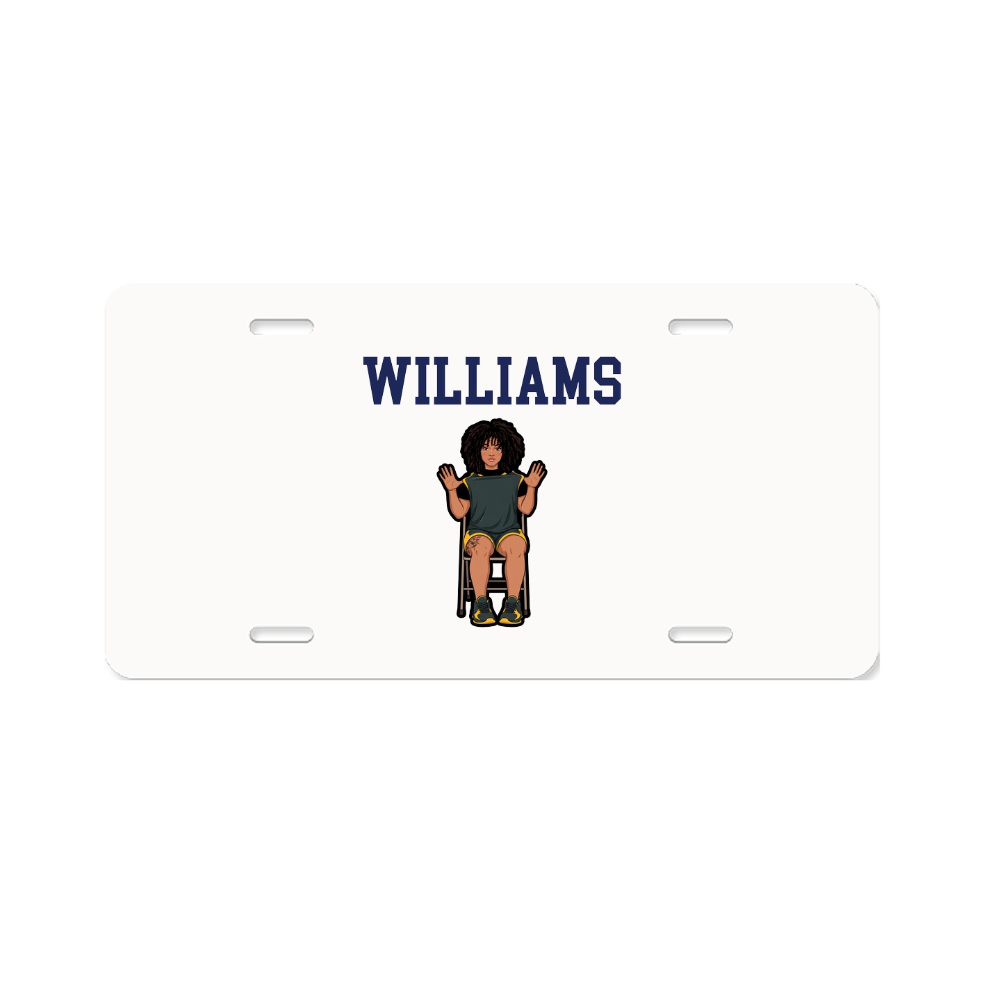License Plate — Shirsey in Classic